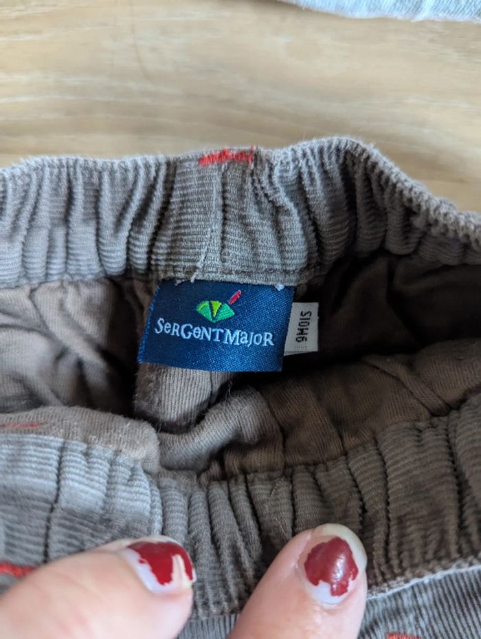 Ensemble Sergent Major Pantalon et t-shirt 9 mois - photo numéro 3