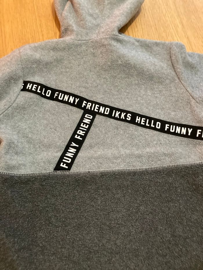 Sweat capuche IKKS 8 ans - photo numéro 4