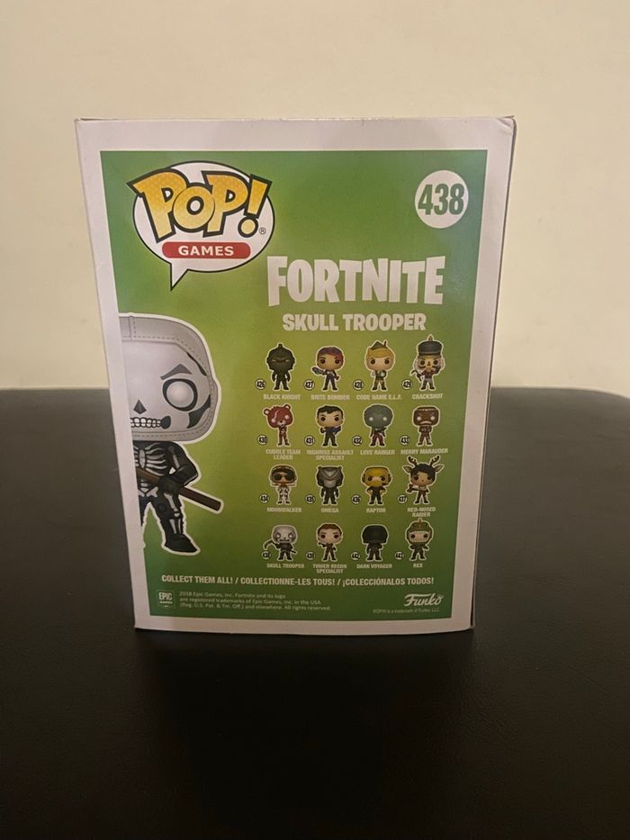 Figurine Games Fortnite »POP »Skull Trooper 438 - photo numéro 4