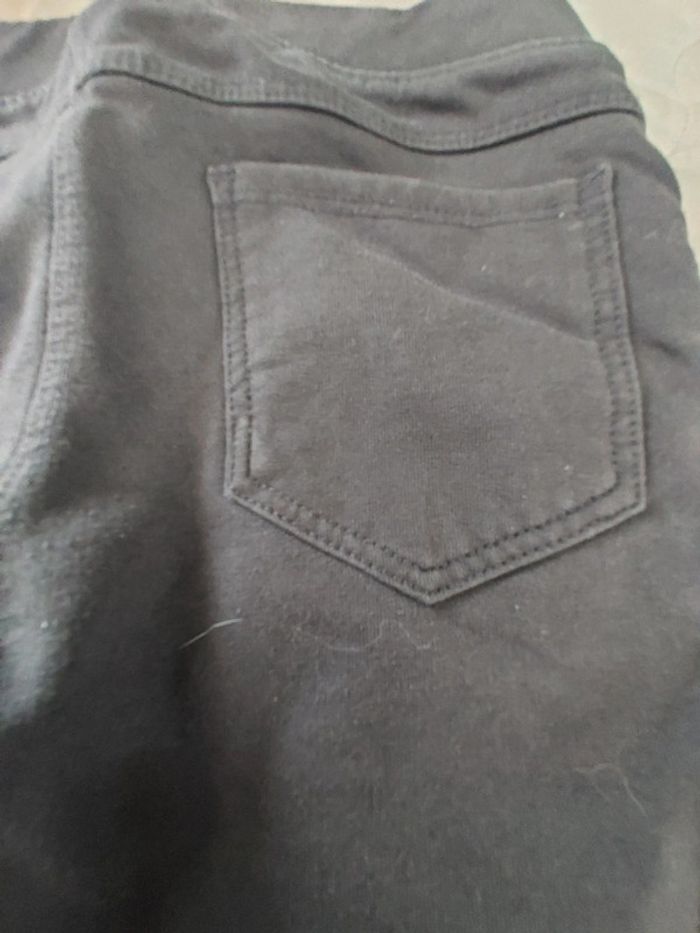 Pantalon noir gris - LH - taille 8 ans - photo numéro 3