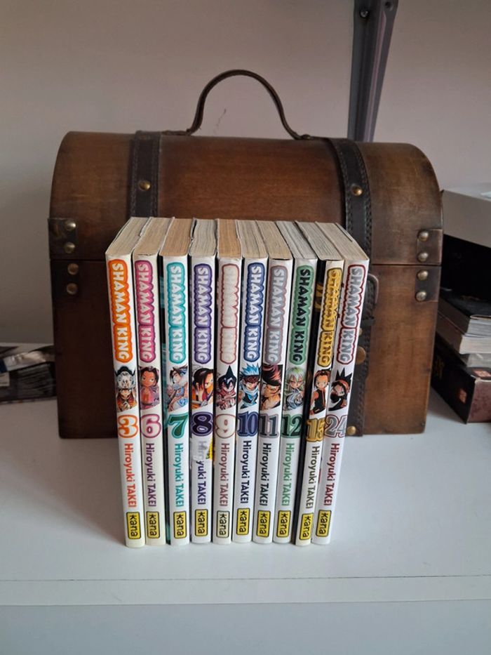 Manga Shaman King lot tome 3 6 7 8 9 10 11 12 15 24