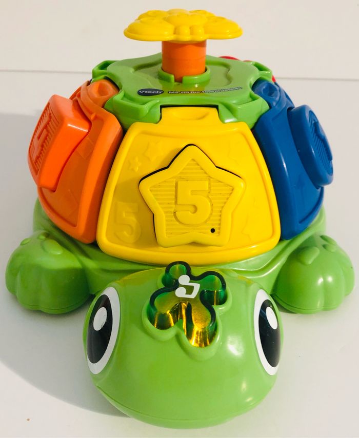Ma tortue tourni formes 12-36 mois trieur de formes interactif jouet d’éveil +50 phrases chansons et sons apprentissage nombres couleurs formes motricité fine coordination oeil/main lot SOP77 - photo numéro 4