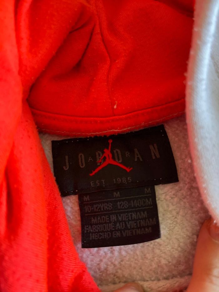 Sweat-shirt à capuche fille Nike Jordan 10/12 ans - photo numéro 3