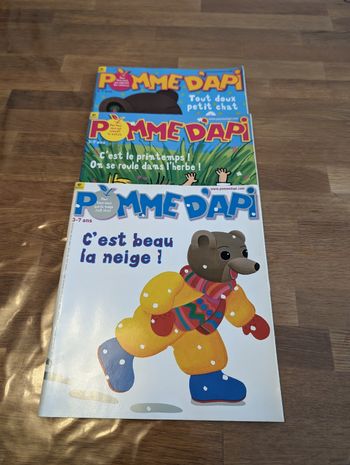 Lot de 3 revues Pomme d'api 3-7 ans