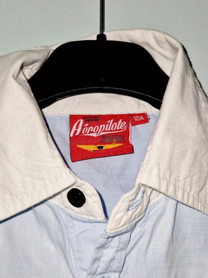 Chemise courte manche - 10 ans - aeropilote - photo numéro 6