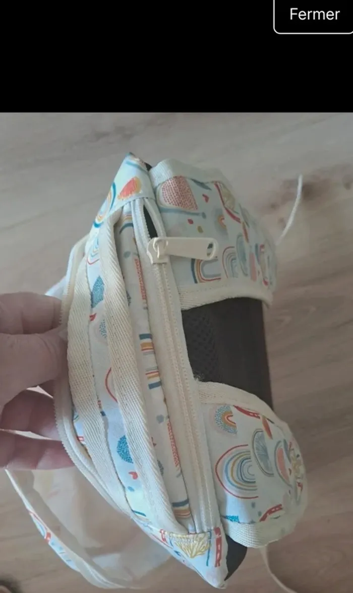 Sac à dos/ cartable arc en ciel - photo numéro 4