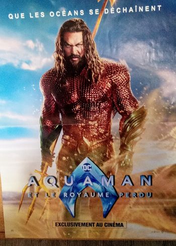 Affichette du film aquaman le royaume perdu