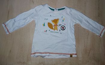 tee-shirt manche longue blanc