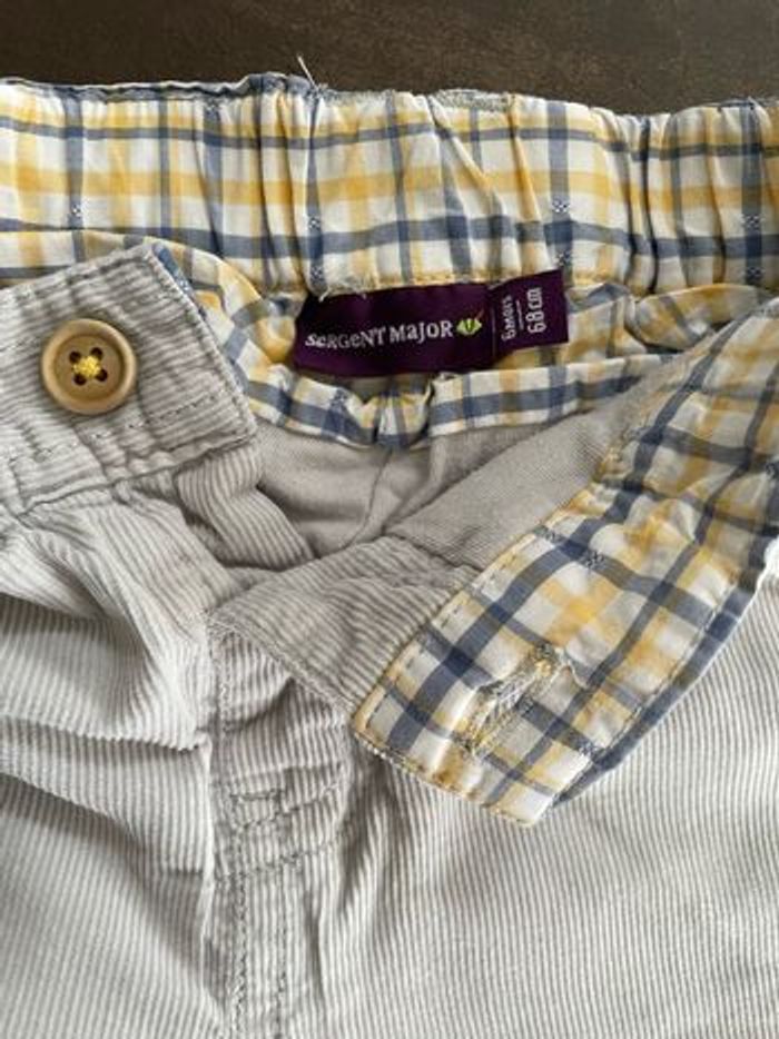 Pantalon gris clair Sergent Major - 6 mois - photo numéro 3