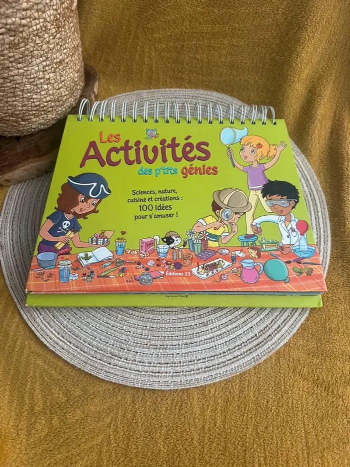 Livre Les activités des p’tits génies