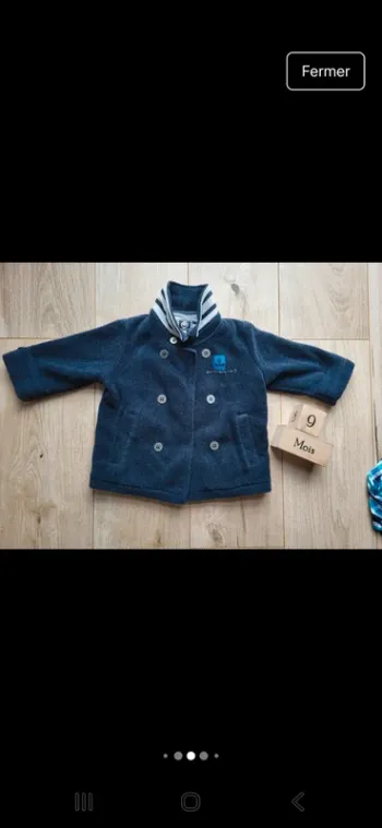 Manteau hiver bébé garçon
