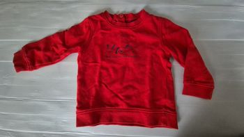 Pull rouge garçon 24 mois (86 cm)