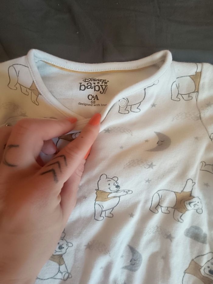 2 pyjamas Winnie l'ourson 3 mois - photo numéro 4