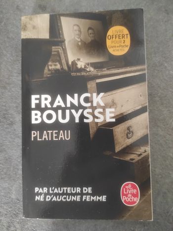 Plateau Franck Bouysse Livre de Poche EX. hors commerce 2020