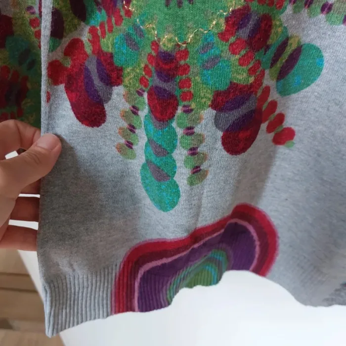 Pull fin Desigual taille S - photo numéro 3
