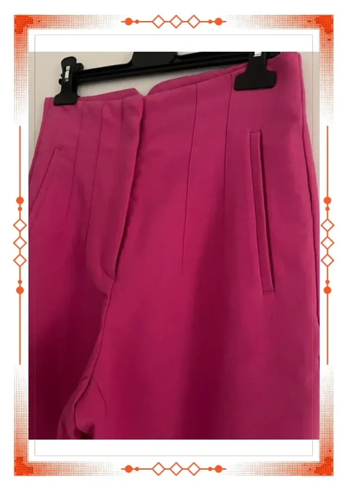 Pantalon rose Zara 36 S - photo numéro 3