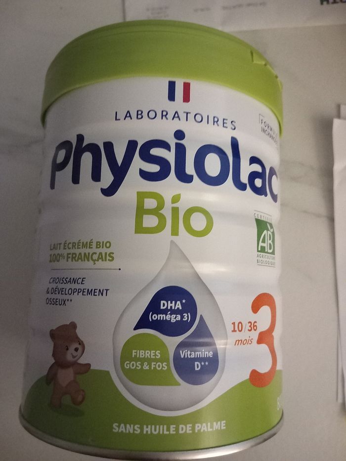 Physiolac bio 3e âge