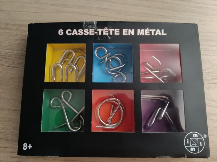 Jeux de casse tête en métal