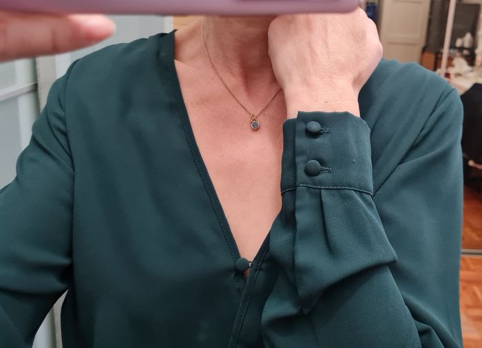 Blouse femme vert petrole Camaïeu T38 - photo numéro 5