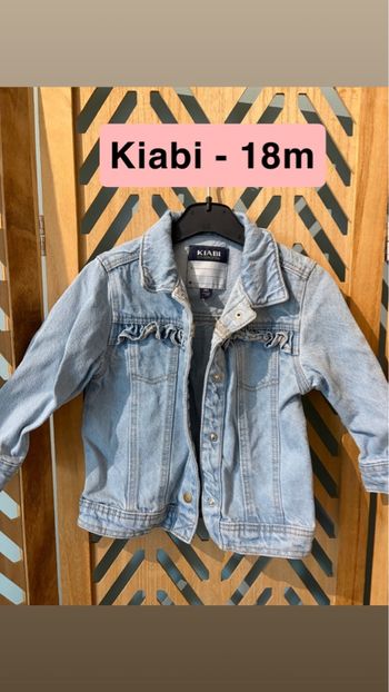 Veste en jeans bébé fille 18m