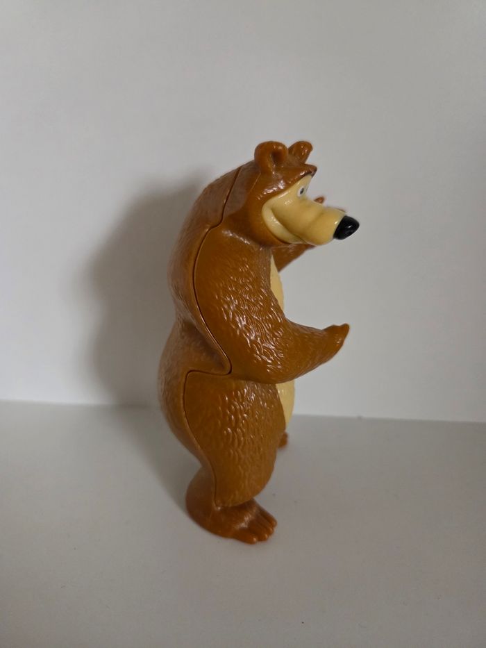 Figurine Michka (L'Ours) - Masha et Michka - Non Articulée - Bon état - photo numéro 2