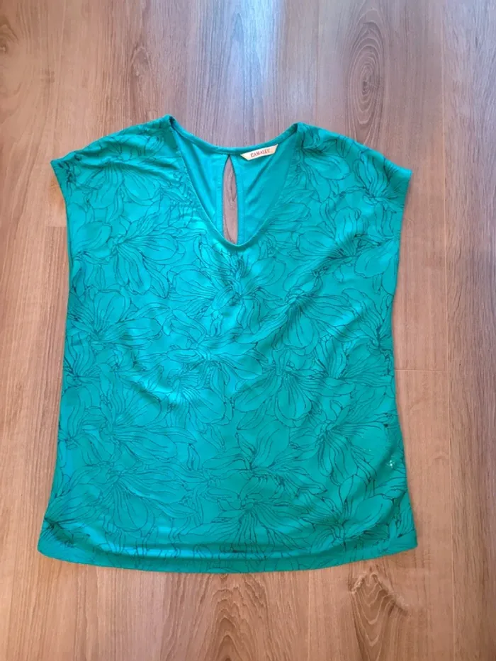 Haut vert Camaïeu Taille M