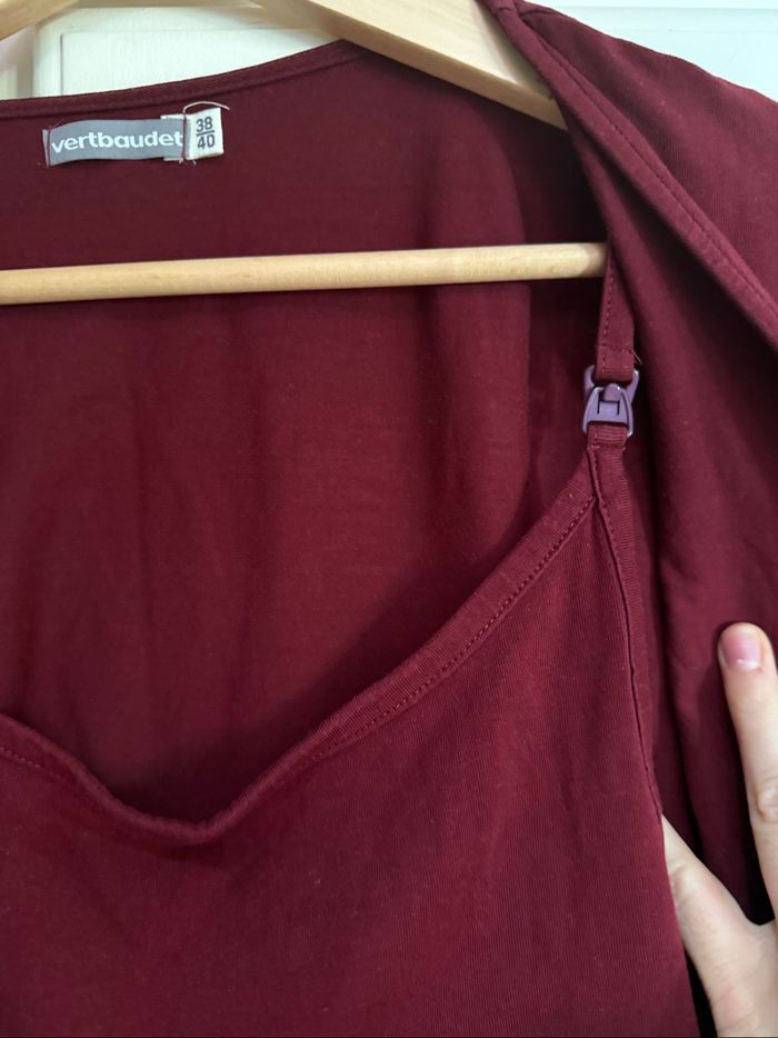T-shirt grossesse allaitement manches longues - photo numéro 2