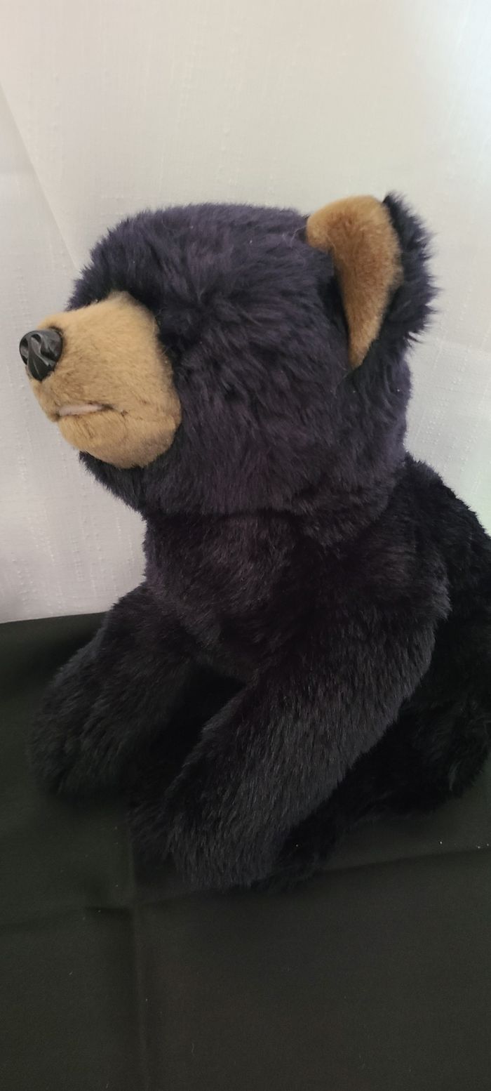 Nat and Jules Ours en peluche Noir - photo numéro 2