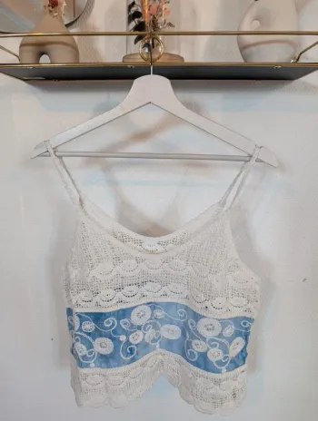 Débardeur en dentelle