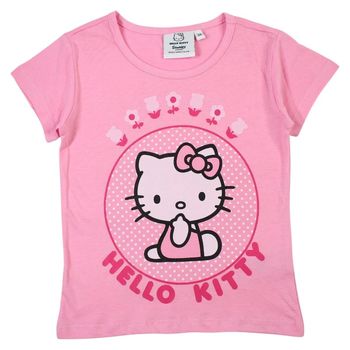 Tee-shirt manches courtes Hello Kitty taille 4 ans neuf sous blister