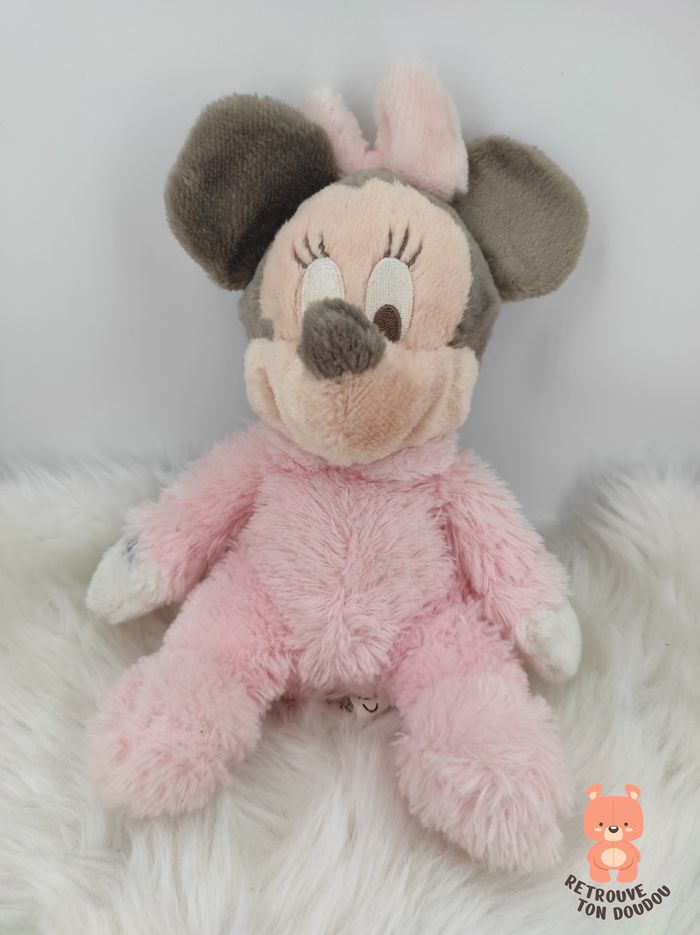 Doudou Minnie Baby Rose Clair DisneyLand