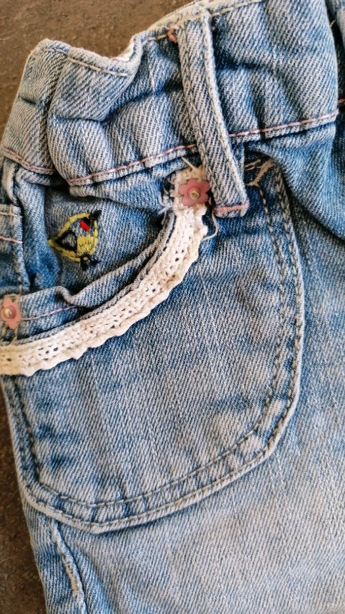 Short en jean H&M 12/18mois - photo numéro 3