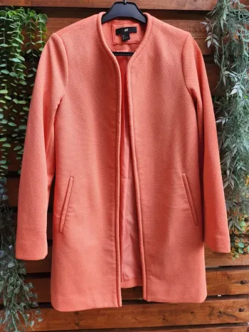 Blazer corail texturé H&M 36