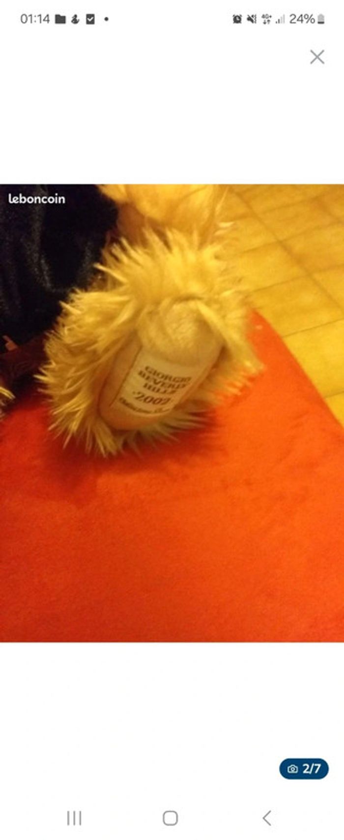 Ours en peluche giorgio beverly hills 2002 - photo numéro 2