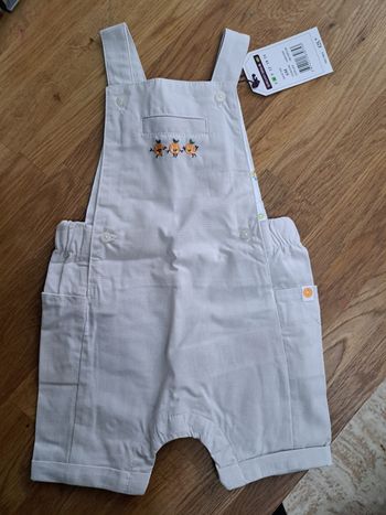 Salopette été bébé garçon 6 mois