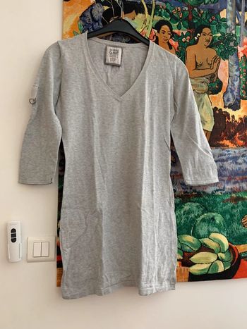 Tunique grise chiné chaud m 3/4 👻 Esprit est tu là taille L