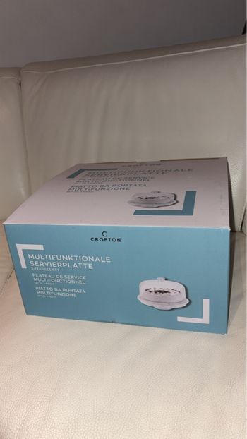 Neuf - Crofton - Plat de service multifonction 3 pièces - Transparent