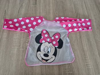 Bavoir plastique minnie