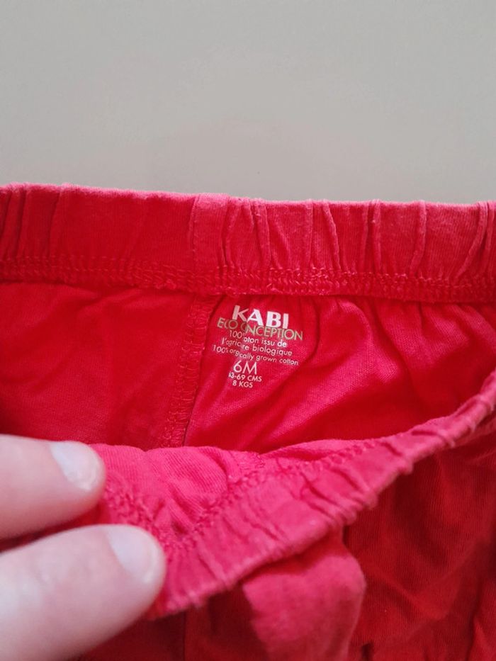 Short rouge fille 6m - photo numéro 2