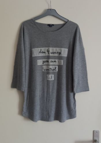 Tee-shirt manches 3/4 " Kiabi "