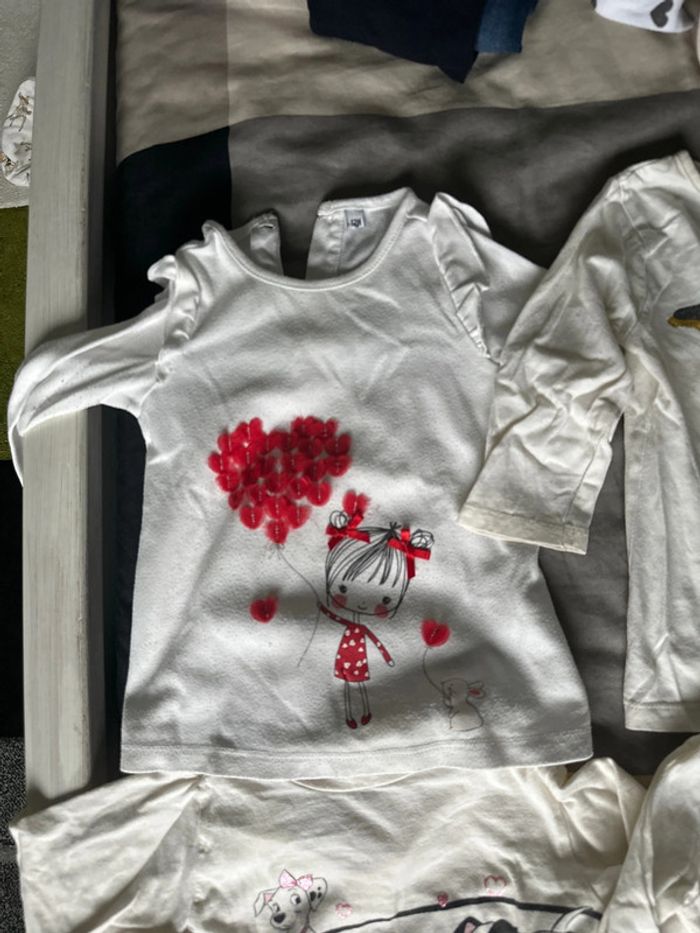 Lot de 8 t-shirt manche longue 24 mois - photo numéro 2