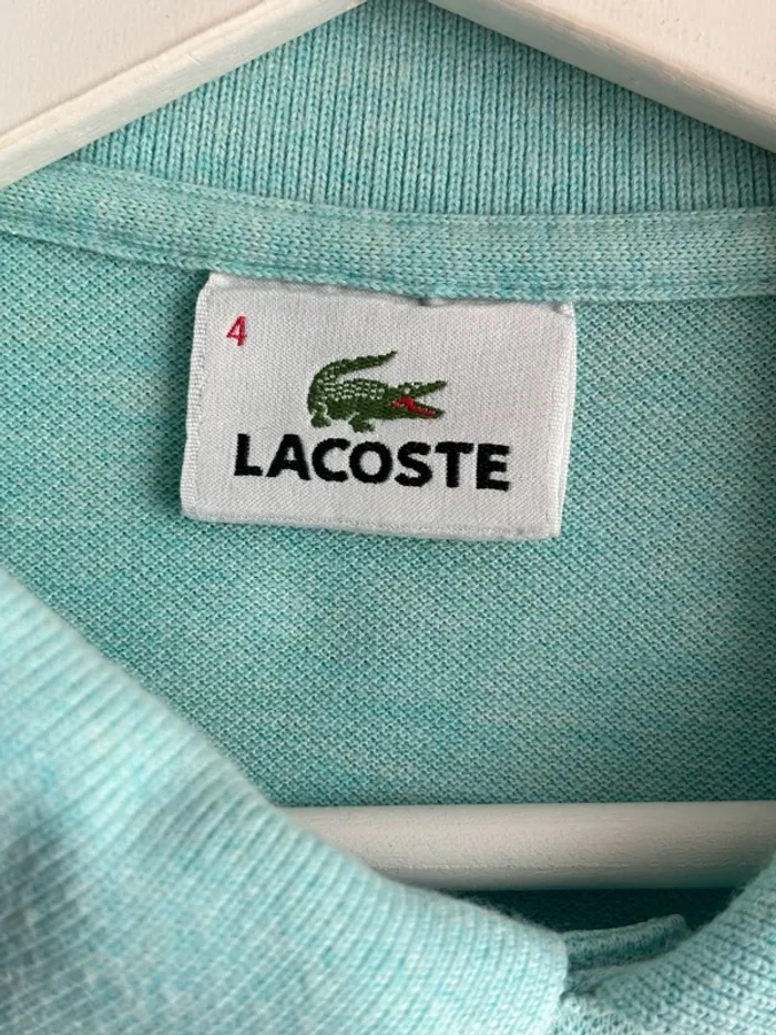 Polo Lacoste Turquoise - photo numéro 3