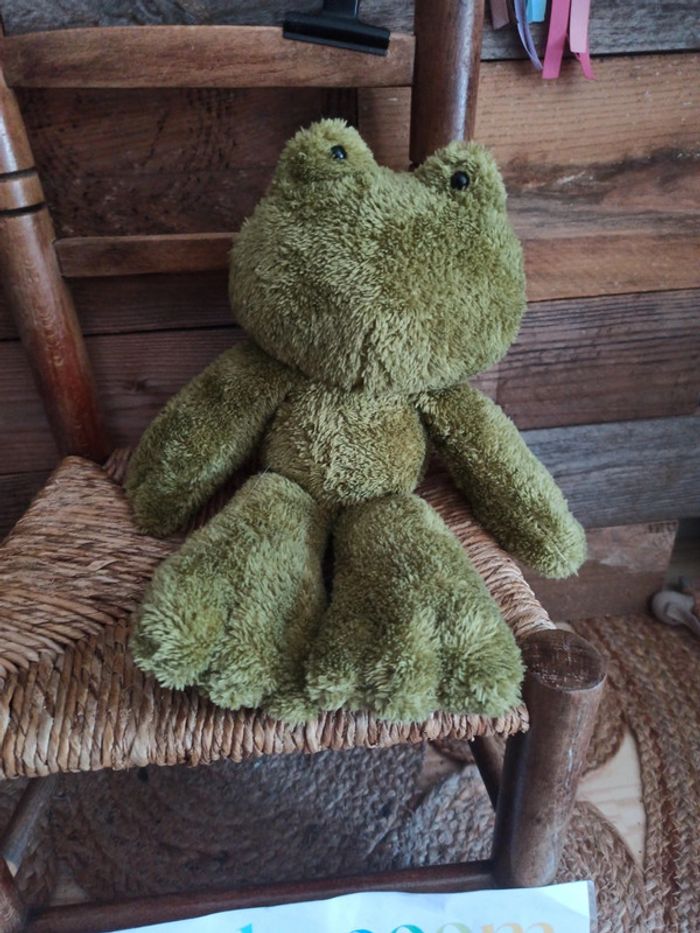 Peluche grenouille tbe - photo numéro 3