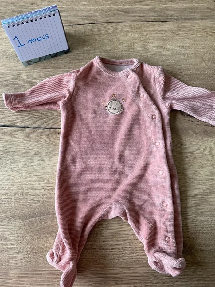 Pyjama 1 pièce - 1 mois