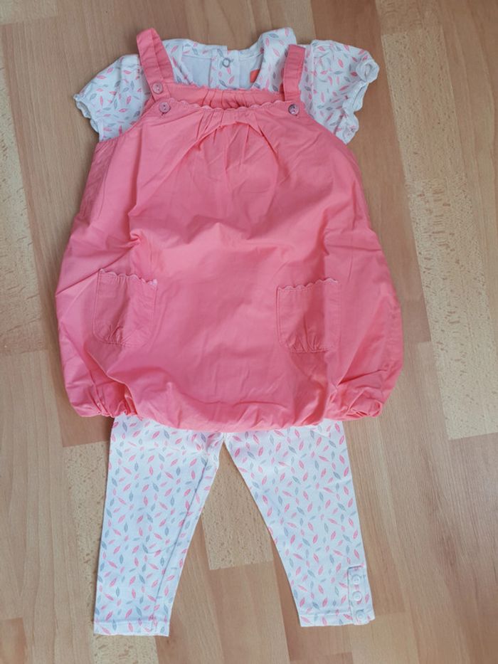 Ensemble 3 pièces bodie, legging et tunique