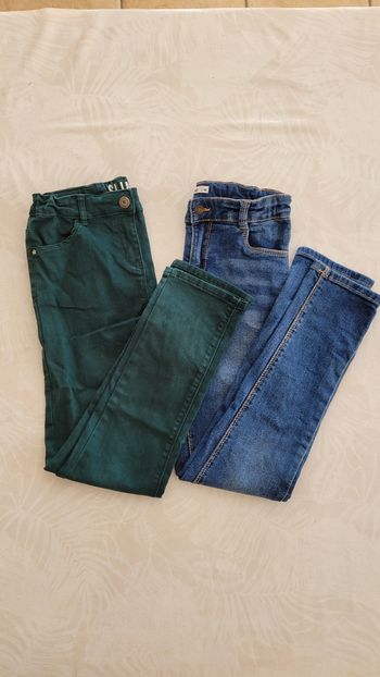 Lot de pantalons taille réglable 10 ans