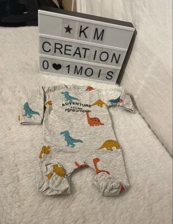 Pyjama été 1 mois kiabi 