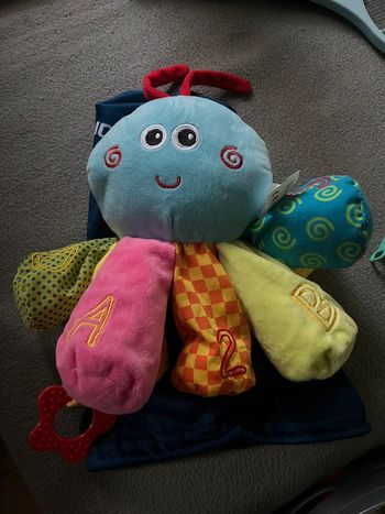 Peluche poulpe d’activité Bloomy