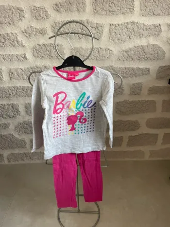 Pyjamas fille longue manche 4 ans barbie