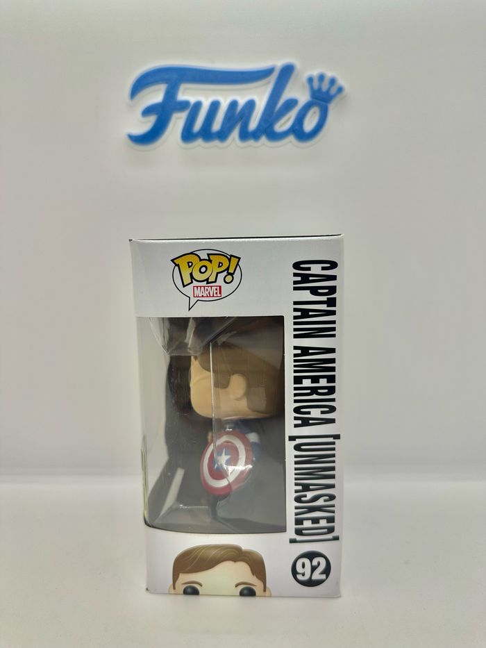 Funko Pop Marvel Avengers Captain America Unmarked 92 Summer Convention 2015 - photo numéro 3
